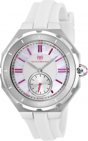 Technomarine sea pearl white dial discount diamond stainless steel ladies watch