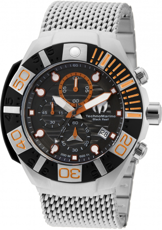 Technomarine black store reef automatic chronograph